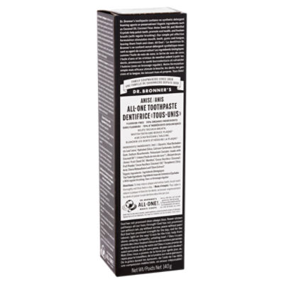 Dr. Bronner's Anise AllOne Toothpaste, 140 g