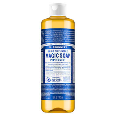 Dr. Bronner's 18in1 Hemp Peppermint PureCastile Soap, 16 fl oz