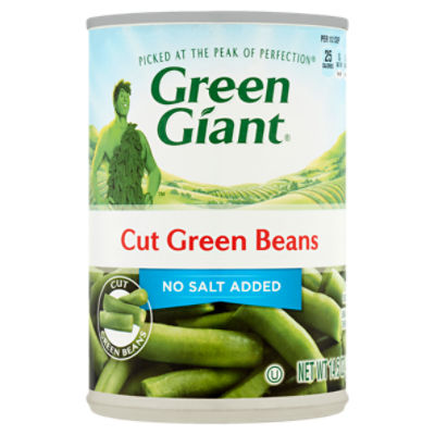 Green Giant No Salt Added Cut Green Beans, 14.5 oz ShopRite