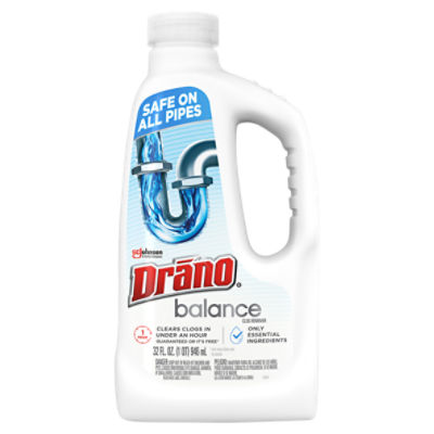 Drano Balance Clog Remover, Drain Declogger with Only Essential