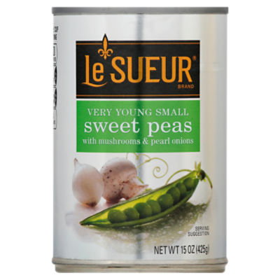 Le Sueur Very Young Small with Mushrooms & Pearl Onions, Sweet Peas