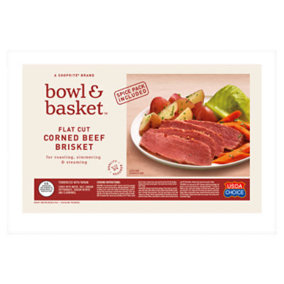 Bowl & Basket Flat Cut Corned Beef Brisket ShopRite