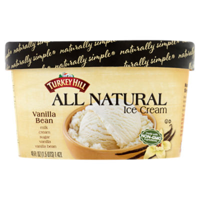 Turkey Hill All Natural Vanilla Bean, Ice Cream