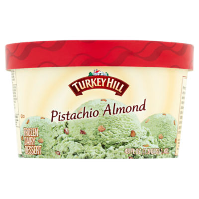 Turkey Hill Pistachio Almond, Frozen Dairy Dessert