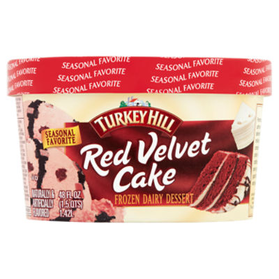 Turkey Hill Frozen Dairy Dessert, Red Velvet Cake