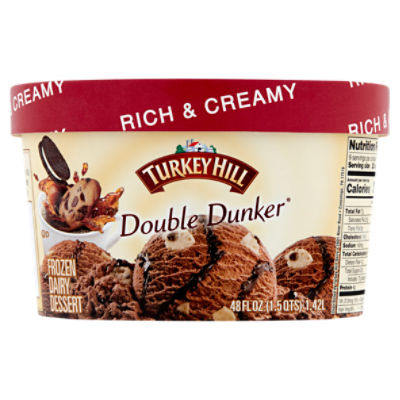 Turkey Hill Double Dunker Frozen Dairy Dessert, 48 fl oz