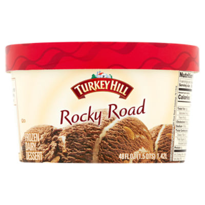 Turkey Hill Rocky Road, Frozen Dairy Dessert