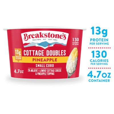 Breakstone's Pineapple Cottage Doubles Cheese, 4.7 oz Fairway