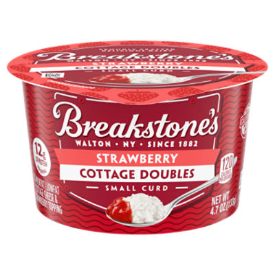 Breakstone's Cottage Doubles Lowfat Cottage Cheese & Strawberry Topping