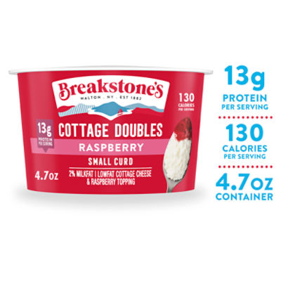 Breakstone's Cottage Doubles Lowfat Cottage Cheese & Raspberry Topping
