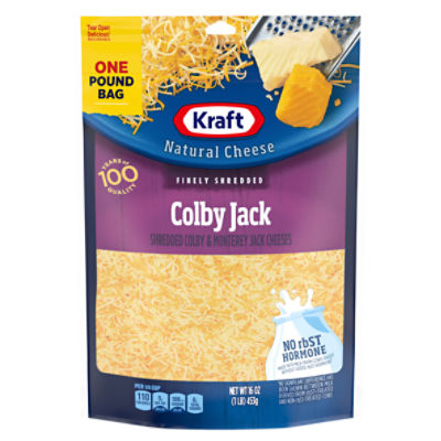 Kraft Colby Jack Finely Shredded Cheese, 16 oz Bag ShopRite