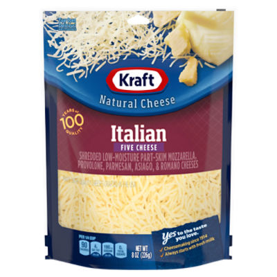 Kraft Italian Five Cheese, 8 oz