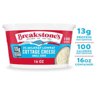 Breakstone's Lowfat Small Curd Cottage Cheese with 2 Milkfat, 16 oz