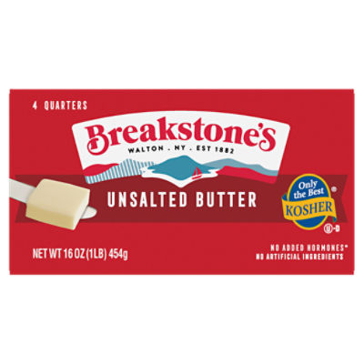 Breakstone's Unsalted Butter, 4 count, 16 oz The Fresh Grocer