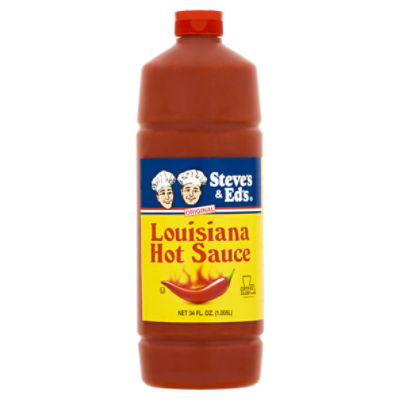 Steve's & Ed's Original Louisiana Hot Sauce, 34 fl oz