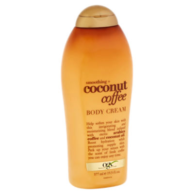 Ogx Smoothing + Coconut Coffee, Body Cream