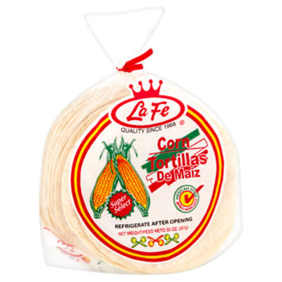 La Fe Corn Tortillas, 30 oz ShopRite