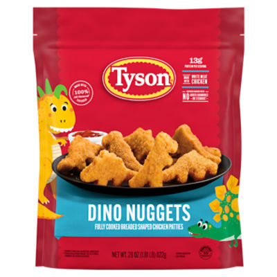 Tyson Fully Cooked Frozen Fun Chicken Nuggets, 29 oz