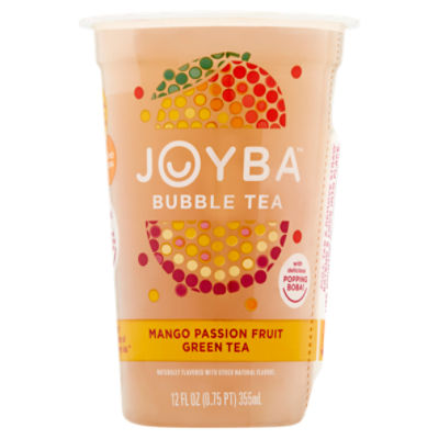 Joyba Mango Passion Fruit Green Bubble Tea, 12 fl oz ShopRite