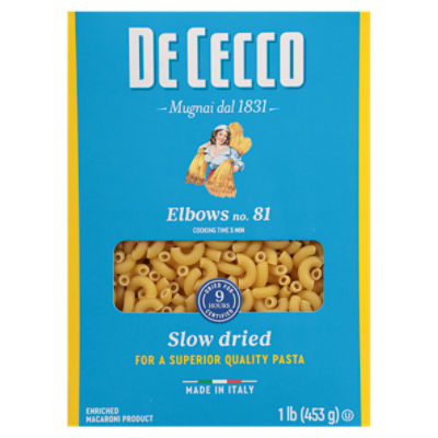 De Cecco Elbows No. 81, Pasta