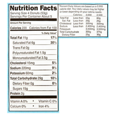 Little Debbie Mini Powdered Donuts Nutrition Facts Besto Blog