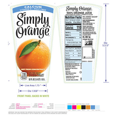 Simply Orange Juice, Pulp Free, Mini King Kullen, 50 OFF