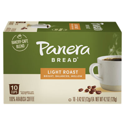 Panera Bread Light Roast 100 Arabica Coffee, 2.95 lbs, 10 count ShopRite