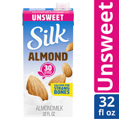 Silk Unsweet Almondmilk, 32 fl oz Fairway
