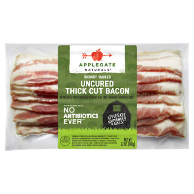 APPLEGATE Naturals Hickory Smoked Uncured Thick Cut, Bacon