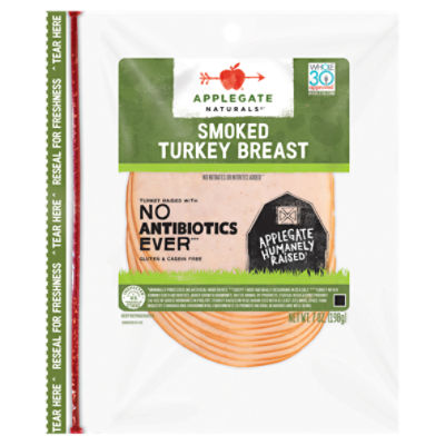 APPLEGATE Naturals Smoked Turkey Breast, 7 oz