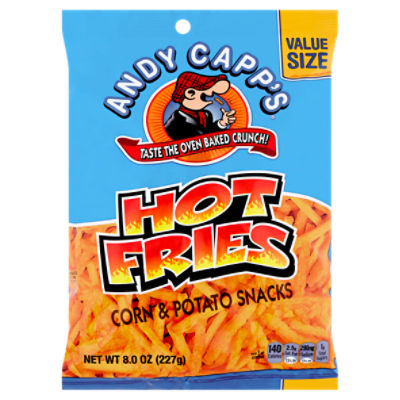Andy Capp's Hot Fries, Corn & Potato Snacks