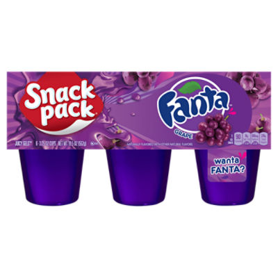 Snack Pack Fanta Grape, Juicy Gels