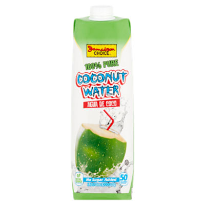 Jamaican Choice 100 Pure Coconut Water, 33.8 fl oz The Fresh Grocer