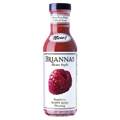 BRIANNAS Home Style Raspberry Poppy Seed Dressing Fairway
