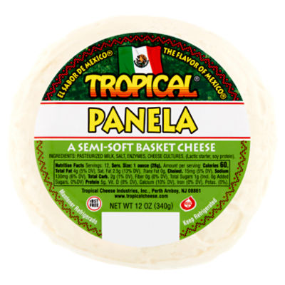 Tropical Panela a SemiSoft Basket Cheese, 12 oz