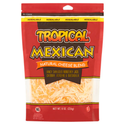 Tropical Mexican Natural Cheese Blend, 8 oz Price Rite