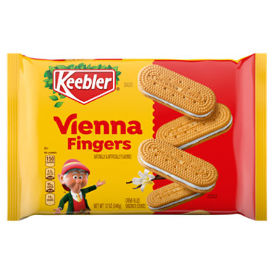 Keebler Vienna Fingers Crème Filled Sandwich Cookies, 12 oz The Fresh