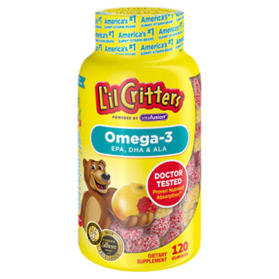 Vitafusion L'il Critters Omega3 EPA, DHA & ALA Gummies Dietary