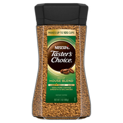Nescafé Taster's Choice Decaf House Blend Instant Coffee, 7 oz Fairway