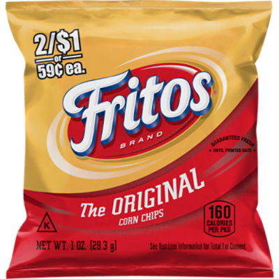 Fritos Corn Chips, The Original, 1 Oz Price Rite