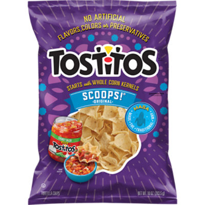 Tostitos Scoops! Original Tortilla Chips, 10 oz