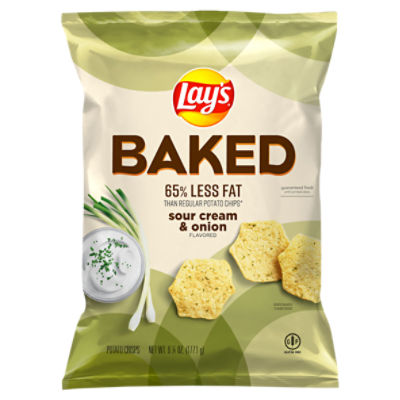 Lay's Baked Potato Crisps Sour Cream & Onion Flavored 6.25 Oz Fairway