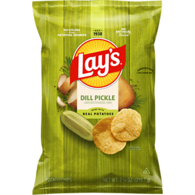 Lay's Dill Pickle Flavored, Potato Chips