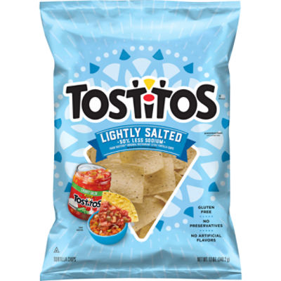 Tostitos Tortilla Chips, Lightly Salted, 12 Oz Price Rite
