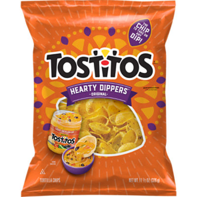 Tostitos Hearty Dippers Original Tortilla Chips, 11 1/2 oz
