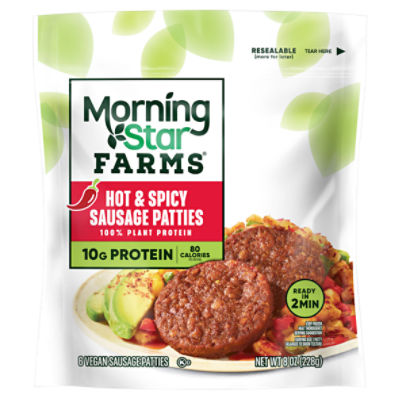 MorningStar Farms Veggie Breakfast Hot and Spicy Meatless Sausage
