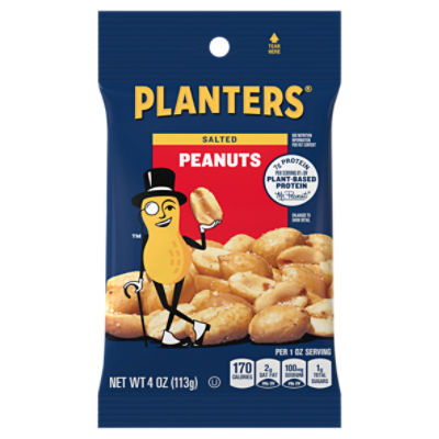 PLANTERS Peanuts Salted, 4 ounce Price Rite