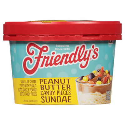 Friendly's Peanut Butter Candy Pieces Sundae 6 fl oz ShopRite