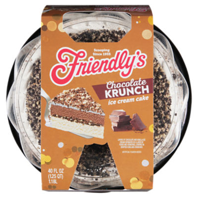 Friendly's Chocolate Krunch Premium, Ice Cream Cake