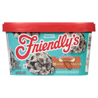 Friendly's Moose Tracks Denali Original, Frozen Dairy Dessert